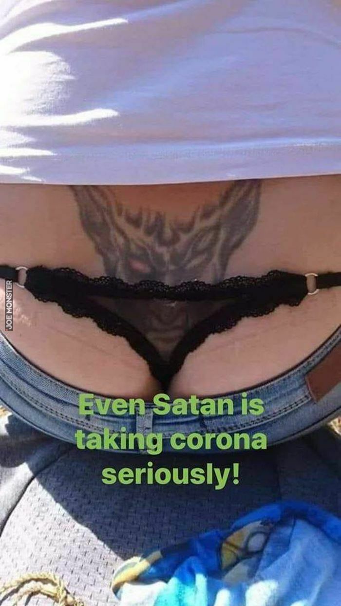 even satan is taking corona