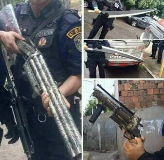 Fantastyczne bronie zarekwirowane przez policję