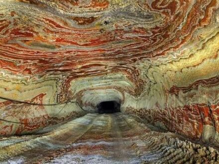 Opuszczona kopalnia soli w Rosji