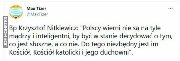 bp krzysztof nitkiewicz polscy wierni nie są na tyle mądrzy i inteligentni