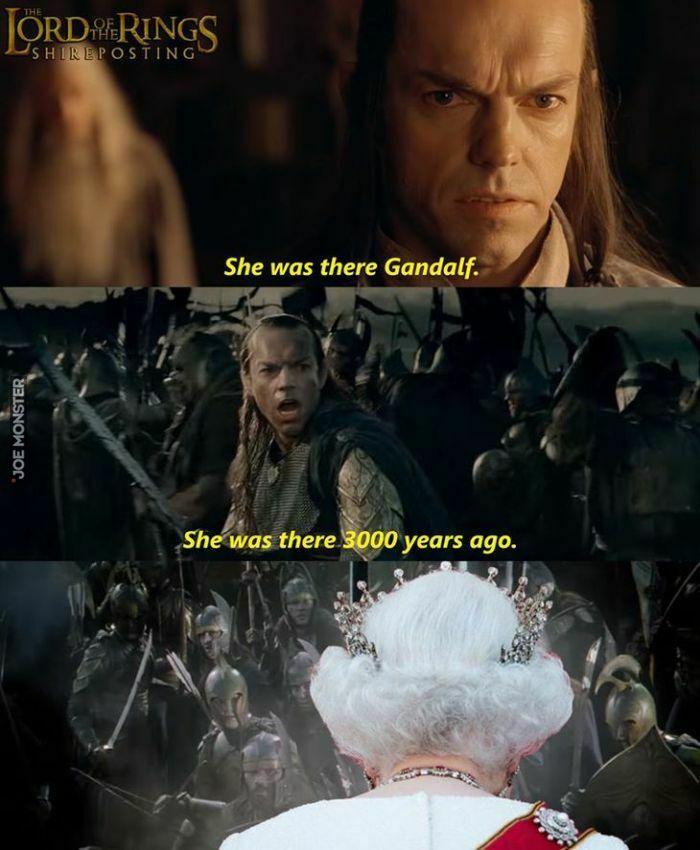 she was there gandald