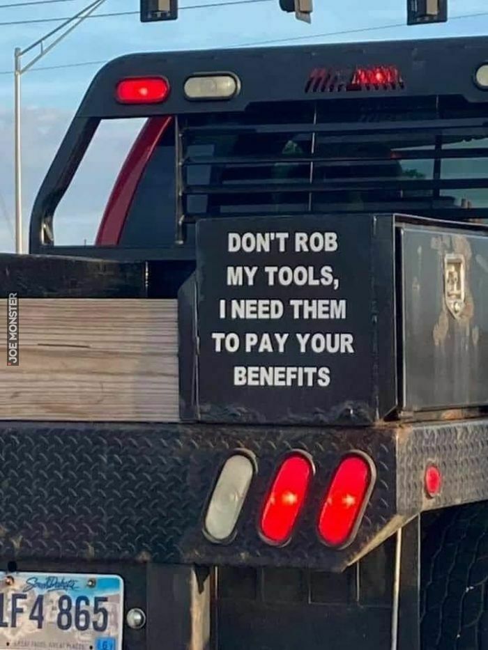 don't rob my tools