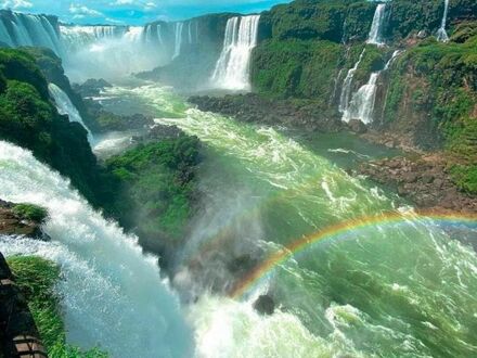 Wodospady Iguazu na granicy Brazylii i Argentyny