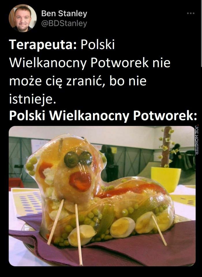 terapeuta polski wielkanocny potworek