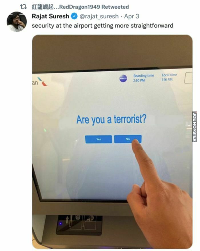 are you a terrorist