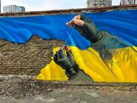 Nowy mural w Kijowie