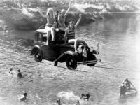 Kolejka linowa nad rzeką Pudding w Oregonie w 1932 r