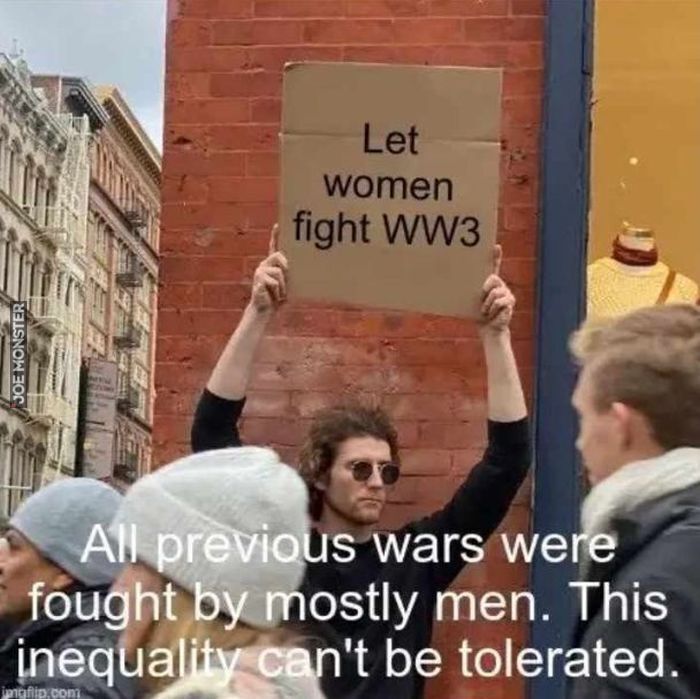 Let women fight WW3
