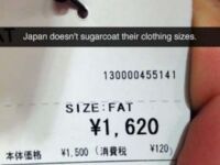 W Japonii nie owijają w bawełnę rozmiarówek
