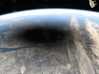 Zaćmienie widziane z ISS