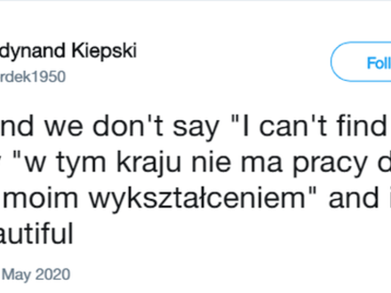 Tak właśnie w Polsce mówimy