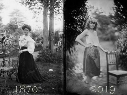 Zdjęcie zrobione tym samym aparatem, różnica 150 lat