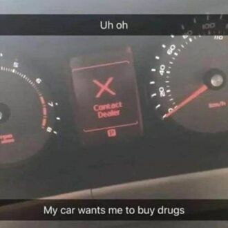 Mój samochód chce abym kupił narkotyki
