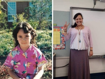 Pierwszy dzień w przedszkolu - jako dziecko i jako przedszkolanka, 30 lat różnicy