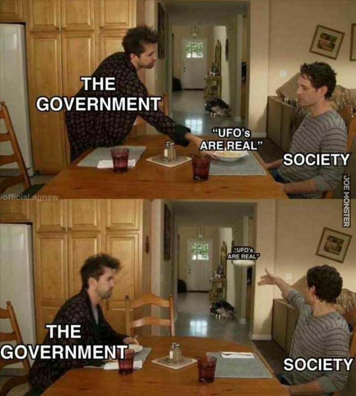 the government ufo's are real society