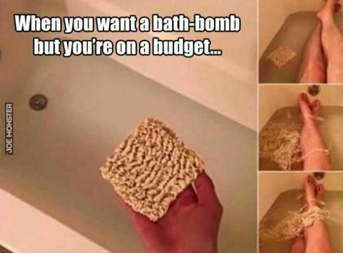 when you want a bath-bomb