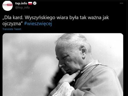 Z drugiej strony o Wyszyńskim