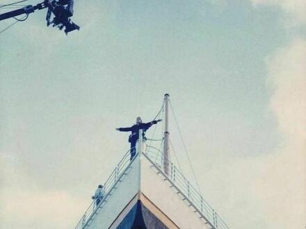 Filmowanie sławnej sceny na planie Titanica