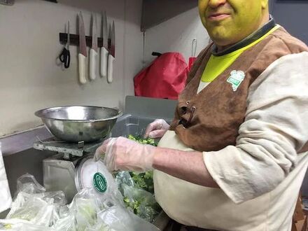 Shrek w kuchni