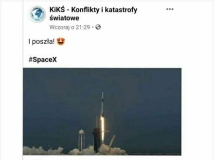 SpaceX jest jednak jakiś powolny