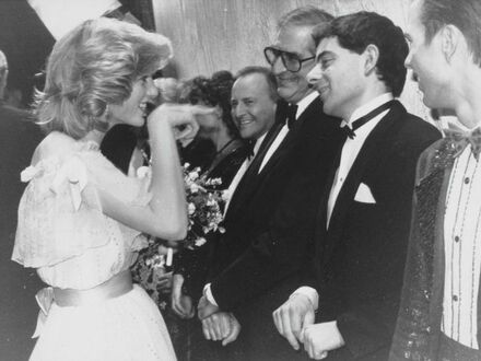 Księżna Diana i Rowan Atkinson
