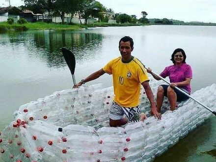 Łódka z recyklingu