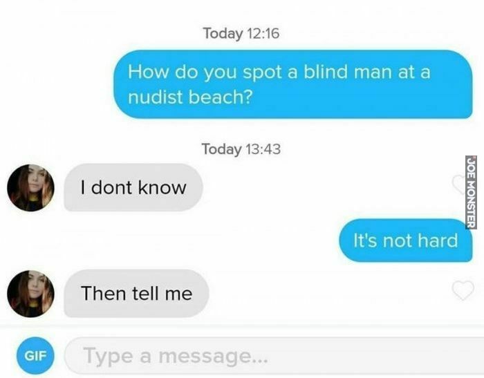 how do you spot a blind