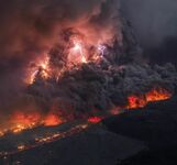 Erupcja wulkanu Sinabung na Sumatrze