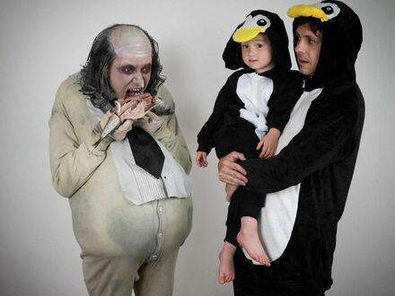 Rodzinka miała przebrać się za pingwiny
