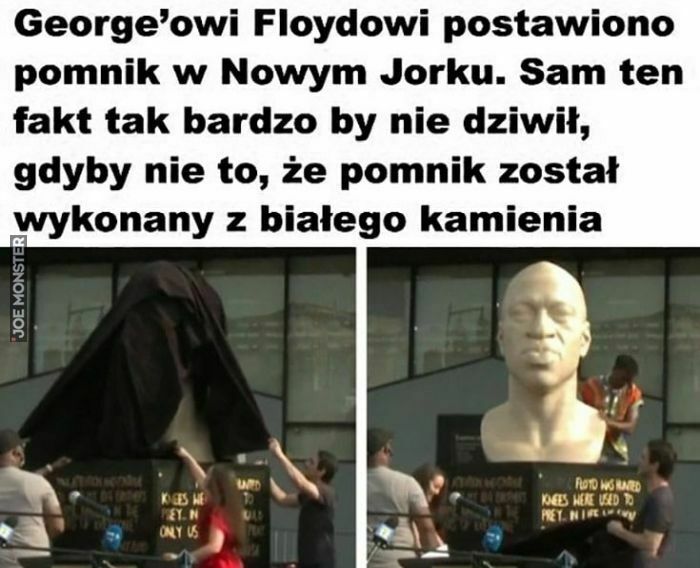 george'owi floydowi postawiono pomnik