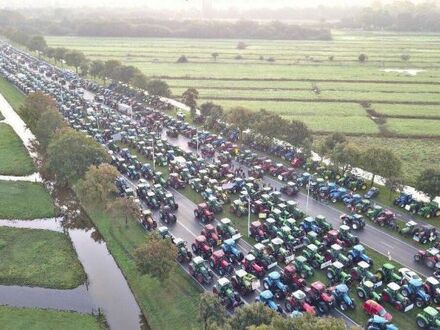 Protest rolników w Holandii