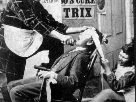 Wizyta u dentysty w 1892 roku