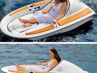 Jednoosobowa łódka elektryczna