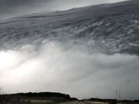 Chmury jak ocean, widok z Minnesoty