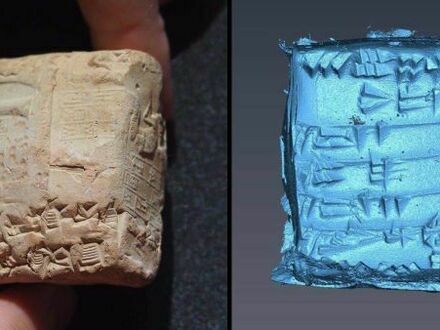 Dzięki obrazowaniu komputerowemu udało się odczytać wiadomość sprzed 4000 lat zamkniętą w glinianej kopercie. Okazało się, że jest to paragon potwierdzający odbiór 4 tys. galonów nasion sezamu