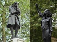 W Wielkiej Brytanii statua handlarza niewolników Edwarda Colstona została zastąpiona statuą protestującego z Black Lives Matter