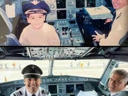 Z tatą w kabinie samolotu - kiedy udaje się zrealizować marzenia