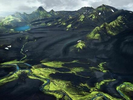 Kontrastowe kolory Islandii