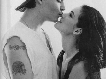 Johnny Depp i Winona Ryder na początku lat 90.