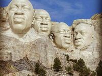 Góra Rushmore po drobnej, politycznej korekcie