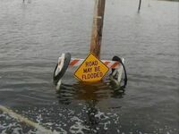 Droga może być zalana - dzięki za ostrzeżenie