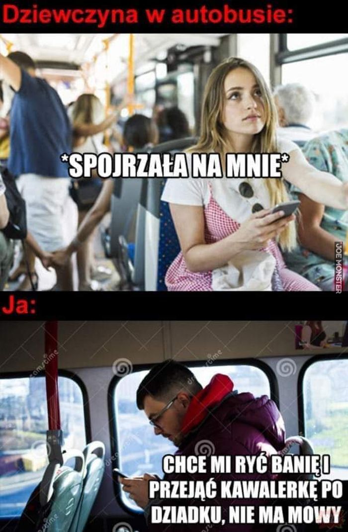 dziewczyna w autobusie