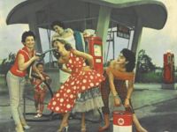 Jak w latach 50. reklamowano stacje paliw