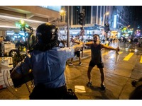 Przeciwko tyranii - mocne zdjęcie z protestu w Hong Kongu
