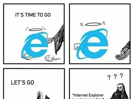 Nie tak łatwo pożegnać Internet Explorera