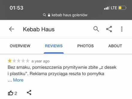 Miażdżące opinie Kebab Hausu