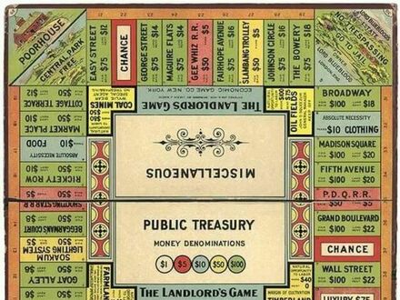 Pierwsza edycja Monopoly z 1906 roku