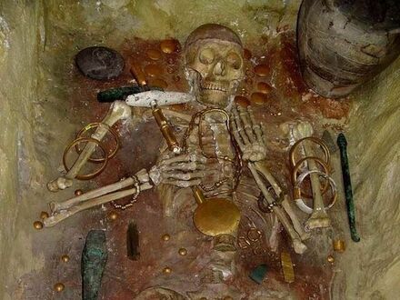 Starożytny szkielet z najstarszym złotem na świecie znalezionym w Bułgarii