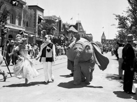 Otwarcie Disneylandu w lipcu 1955
