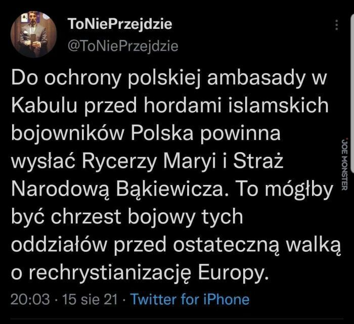 do ochrony polskiej ambasady w kabulu